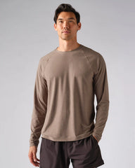 Reign Long Sleeve Tee -- Coffee Heather