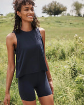 Serene Tank -- Navy Blue