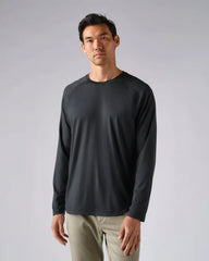 Atmosphere Long Sleeve Tee -- Black Heather