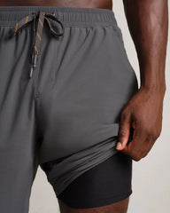 9" Pursuit Short - Lined -- Asphalt