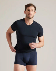 C.O.R. V-Neck Undershirt -- Pure Black