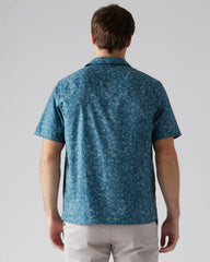 Camp Collar Shirt -- Gulf Coast Blue Floral