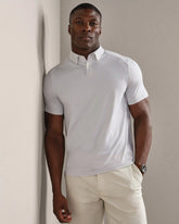 Commuter® Polo -- Sleet Gray Micro Grid