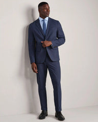 Commuter® Pro Trouser -- True Navy Glen Plaid