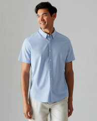 Commuter® Short Sleeve Button Down -- Blue