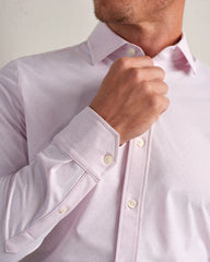 Commuter Shirt Semi Spread Collar -- Pink Dot