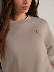 DreamGlow® Crewneck -- Beige Stone