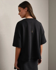DreamGlow® Relaxed Tee -- Pure Black Heather