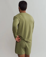 Extra Mile Long Sleeve -- Olivine/Seagrass Green