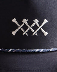 Golf Rope Hat -- True Navy/White