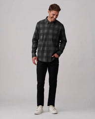 Hardy Flannel Shirt -- Asphalt Buffalo Check
