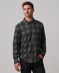 Hardy Flannel Shirt -- Asphalt Buffalo Check