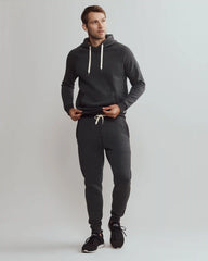 Heritage Midweight Sweatpant -- Black Heather
