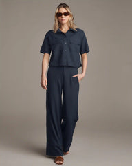 Horizon Shirt -- Navy Blue