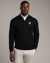 NBA Commuter® 1/4 Zip Sweater -- Black -- Minnesota Timberwolves