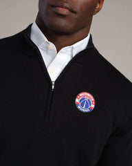 NBA Commuter® 1/4 Zip Sweater -- Black -- Washington Wizards