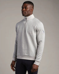 NBA Heritage Midweight 1/4 Zip -- Heather Gray -- Indiana Pacers