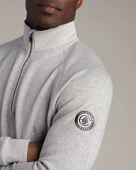 NBA Heritage Midweight 1/4 Zip -- Heather Gray -- LA Clippers