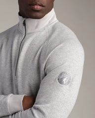 NBA Heritage Midweight 1/4 Zip -- Heather Gray -- Minnesota Timberwolves
