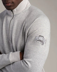 NBA Heritage Midweight 1/4 Zip -- Heather Gray -- Orlando Magic
