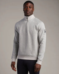 NBA Heritage Midweight 1/4 Zip -- Heather Gray -- Phoenix Suns