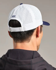 Peak Hat -- Navy/White