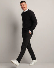 Resolve Pique Sweater -- Black