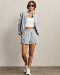 Saltair Short - Lined -- Washed Navy Stripe