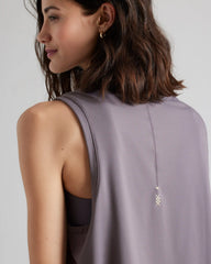 Serene Tank -- Gray Lilac