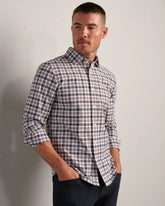 State of Mind Shirt - Slim Fit -- Cinnamon Red Check