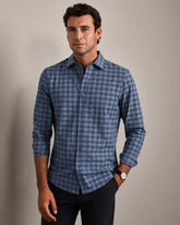 State of Mind Shirt - Slim Fit -- Vintage Indigo Plaid