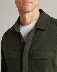 Weekender Shacket -- Dark Moss