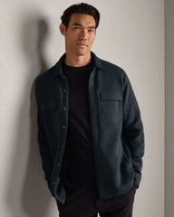 Weekender Shacket -- Pine Gray