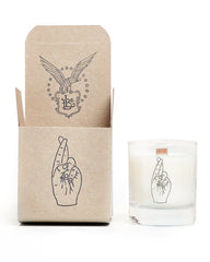 LBCo Glass Cabin Candle -- Clear