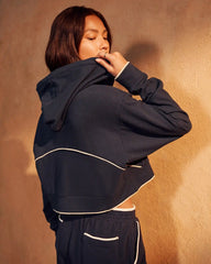 Beach Terry Hoodie -- Navy Blue