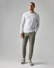 Reign Long Sleeve Tee -- Gray Space Dye