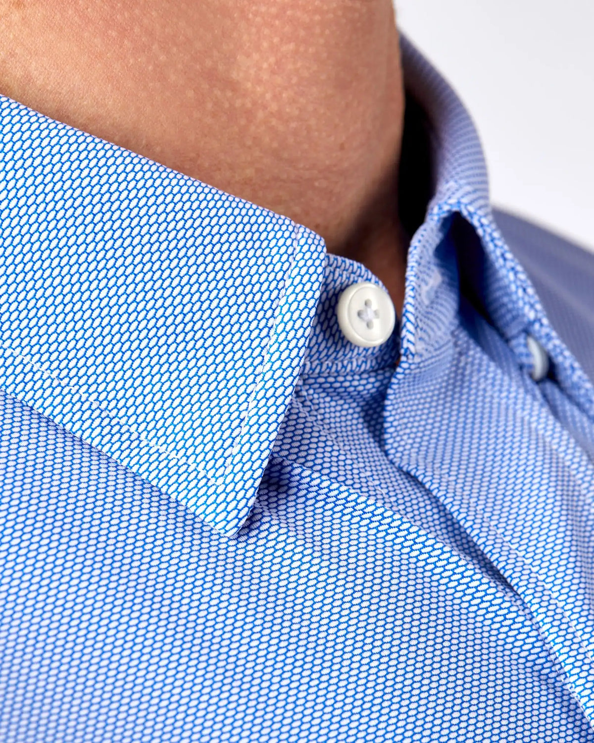 Commuter® Shirt - Slim Fit -- Strong Blue Honey Comb
