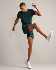 6" Base Training Short - Unlined -- Moss Green