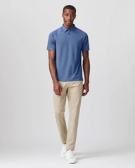 Delta Pique Polo -- True Blue