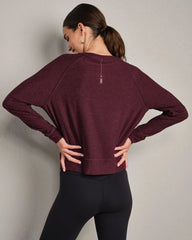 Atmosphere Pullover -- Bordeaux Red Heather