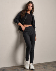 Atmosphere Full Zip -- Black Heather
