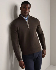[OFFLINE] Commuter 1/4 Zip Sweater -- Cafe Noir