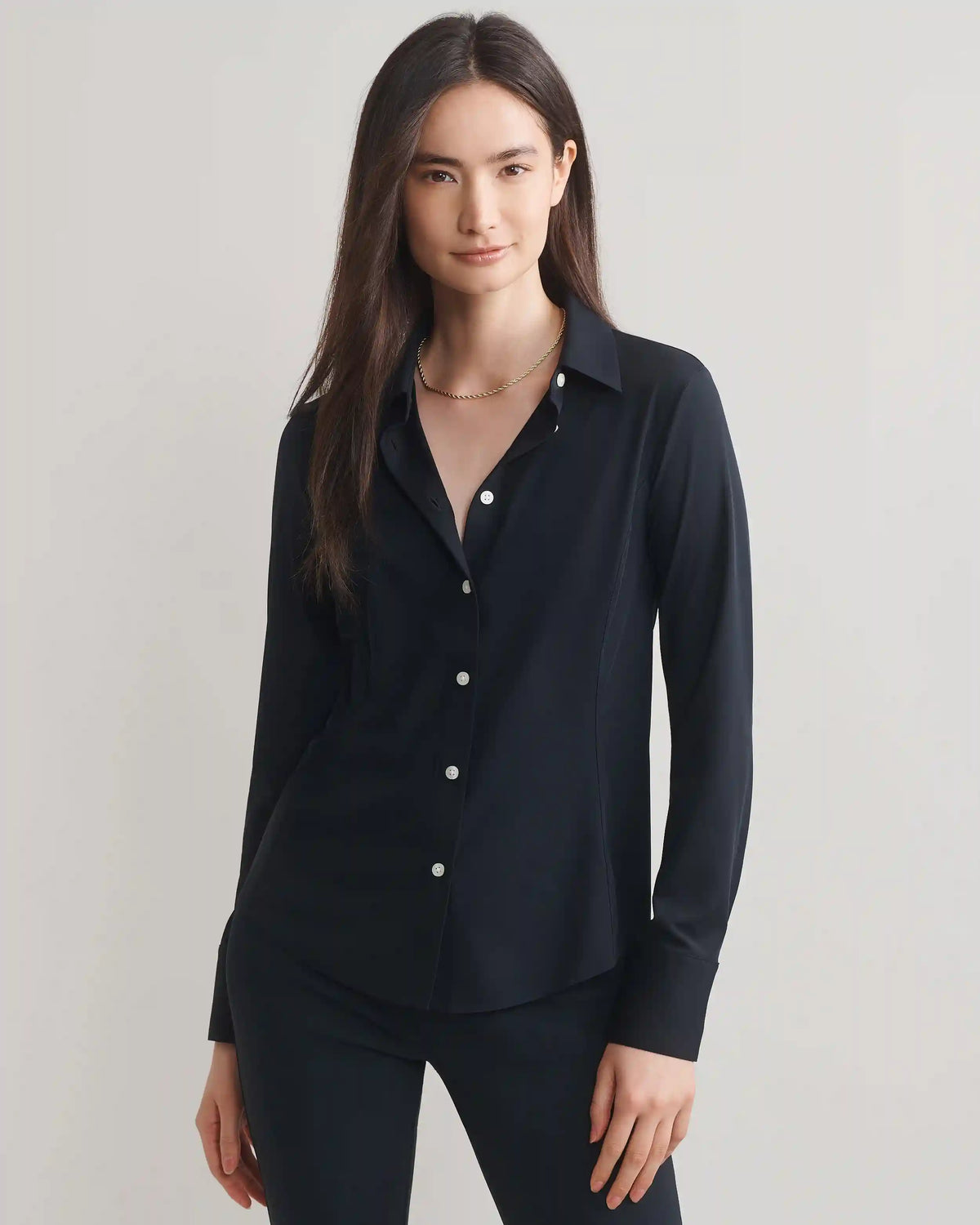 The Button Up -- Black