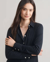 The Button Up -- Black