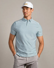 Commuter® Polo -- Fern Green Stripe