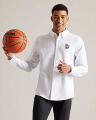 NBA Commuter® Shirt - Slim Fit -- White -- Boston Celtics