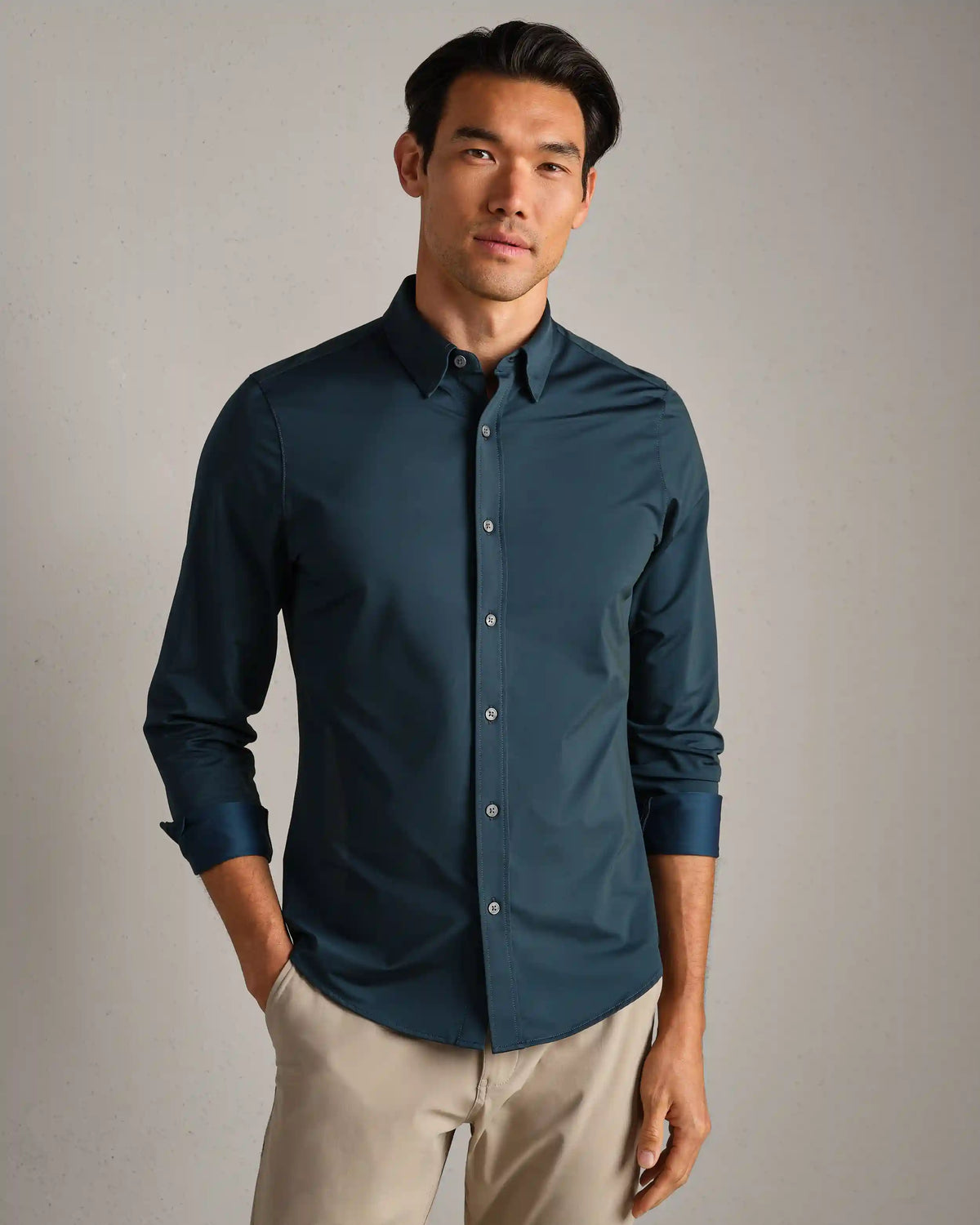 [OFFLINE] Commuter® Shirt - Slim Fit -- Deep Sea Blue Oxford