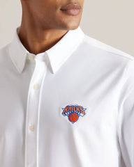 NBA Commuter® Shirt - Slim Fit -- White -- New York Knicks