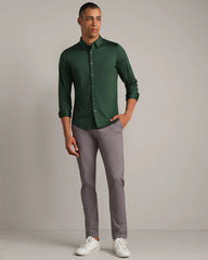 [OFFLINE] Commuter Shirt - Slim Fit -- Moss Green Oxford