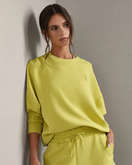 DreamGlow® Crewneck -- Citron Green